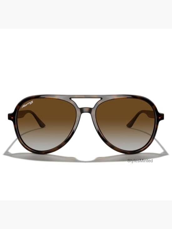 Classic Polarized Aviator Sunglasses Double Bridge Retro UV Protection main image 5